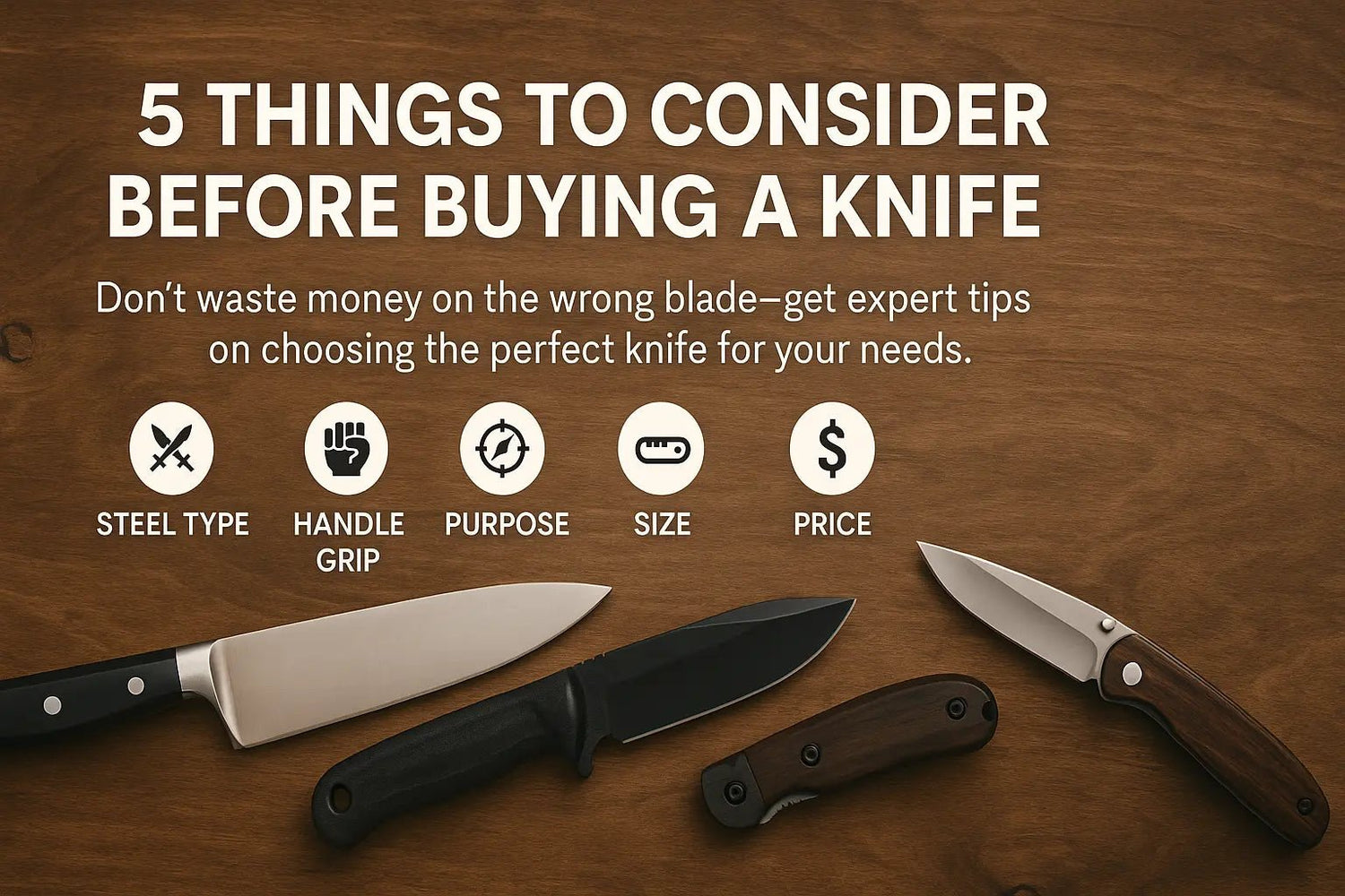 5 Things to Consider Before Buying an EDC Knife - PICHI DESIGN