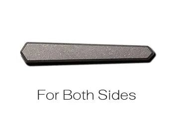 Stonewashed Titanium Inlay Shield (2 pieces) - PICHI DESIGN