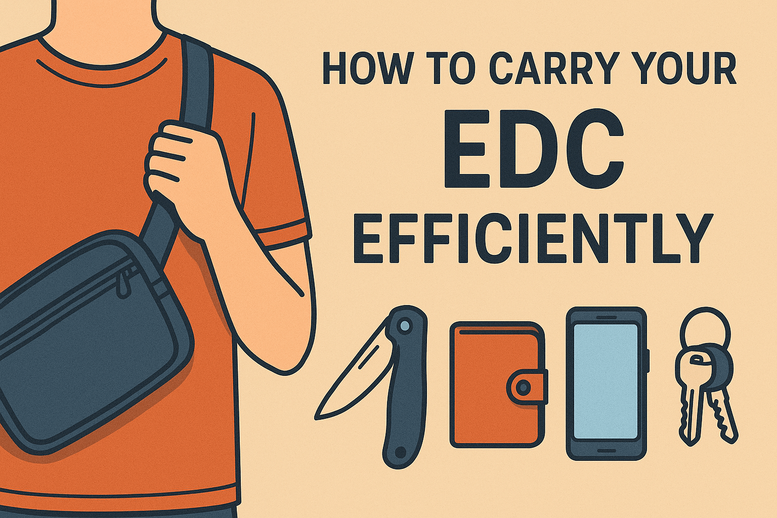 The Art of Pocket Organization: How to Carry Your EDC Efficiently - PICHI DESIGN