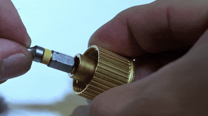 Magnetic bit retention