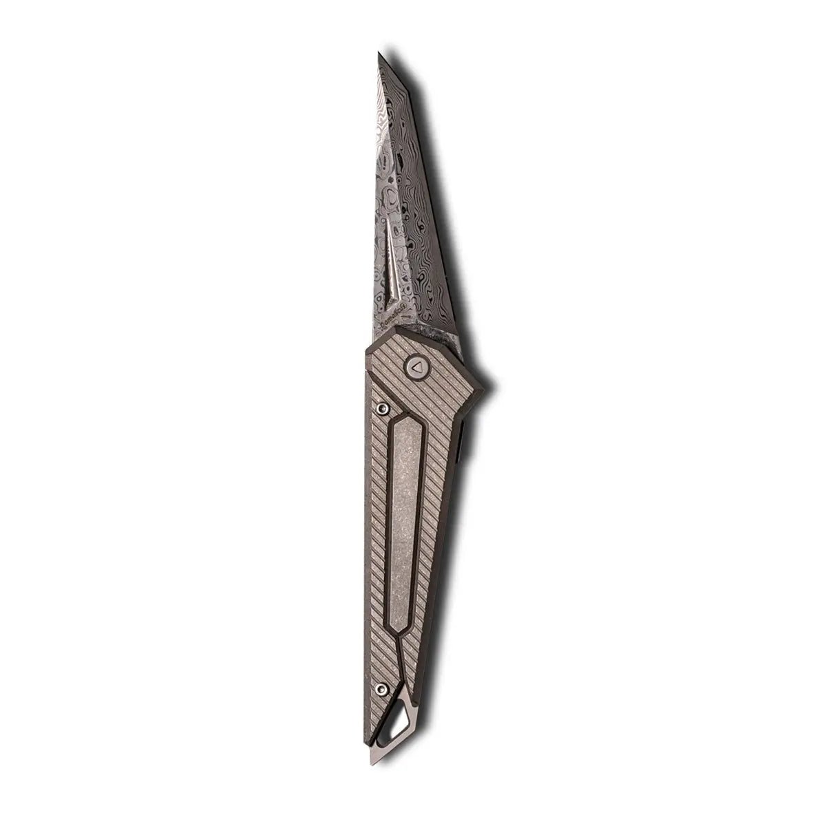 Damascus KAMETA - SW Titanium - PICHI DESIGN