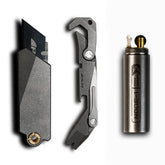 G9 Utility Knife (Titanium/Brass) - PICHI DESIGN