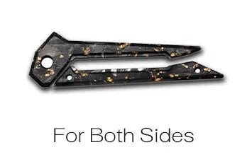 Gold Foil Carbon Fiber Scale Set (4 pieces) - PICHI DESIGN
