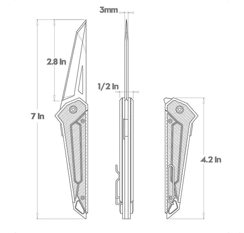 Reservation Fee for KAMETA Pre - Order – Fully Customizable EDC Knife - PICHI DESIGN