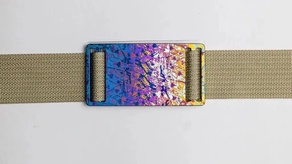 SnapTi Titanium Buckle & Belt (Adapts to waist sizes from 28 to 42 inches) - PICHI DESIGN