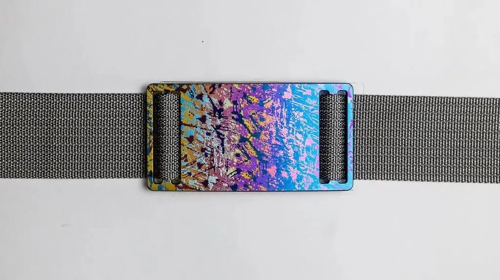 SnapTi Titanium Buckle & Belt (Adapts to waist sizes from 28 to 42 inches) - PICHI DESIGN