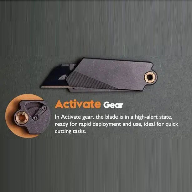 🌟Winter Sale🌟 PICHI G9 Utility Knife (Titanium/Brass) - PICHI DESIGN