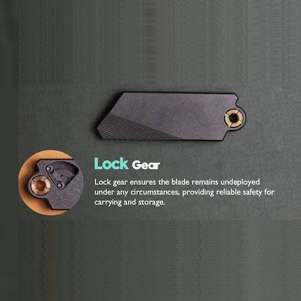 🌟Winter Sale🌟 PICHI G9 Utility Knife (Titanium/Brass) - PICHI DESIGN